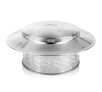 Chapeau de cheminée GOEDCH Ø 240 mm : Chapeau de cheminée de cheminée, Chapeau de cheminée en Acier Inoxydable 304, Chapeau de Toit, Chapeau de Pluie, Chapeau de cheminée pour tuyaux de poêle