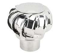 Chapeau de Cheminée INOX 11cm - Capuchon Rotatif Anti - poussière, Imperméable et Anti - Animaux - Protection Durable Toiture Maison, Améliore Taux de Combustion (15 cm / 5,9 Pouces)