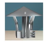 Chapeau de cheminée, protection de cheminée, protection contre la pluie pour conduit de cheminée, protection contre la pluie pour toiture, pour toutes conditions météorologiques, sortie d'échappemen