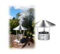 Chapeau de Cheminée Robuste Pare-Pluie Couvercle Ventilation Toiture