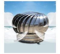 Chapeau de cheminée rotatif en acier inoxydable avec base à griffes, ventilateur à turbine for maison, usine, ferme, anti-courant descendant(110mm)