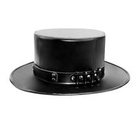 Chapeau de chevalier steampunk pour homme et femme - Chapeau victorien avec ceinture - Unisexe - Chapeau haut de gamme gothique hippie - Accessoires de scène élégants pour femmes