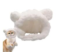 Chapeau de chien | Chapeau d'ours en costume de chat - pour coiffe marron respirant pour animaux de compagnie Chapeaux chauds d'hiver pour chats, chiots de petite et moyenne, anim