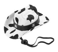 Chapeau de Chien Cowboy Réglable Anti-Chute, Décoratif, Non-tissé | Chiots et Chiens, Facile à Mettre Retirer, Style Charmant, pour Défilés et Balades
