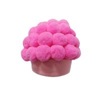 Chapeau de chou-fleur amusant en tricot pour Halloween, fête, festival, fantaisie, costume de farce pour femme