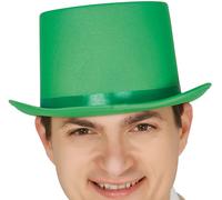 Chapeau de clown VERT Haut-de-forme Casquette de magicien