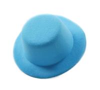 Chapeau de cocktail tendance parfait pour coiffes et banquets, pince à cheveux pour faire une déclaration spéciale bibi en vrac uni, bleu lac, taille unique