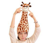 Chapeau De Coiffure De Girafe - Tête De Tête Pour Animal Girafe Tridimensionnel | Chapeau De Costume Pour | Présenté Pour Coiffure En Peluche Play Rôle | Cap De Cosplay Pour