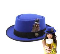 Chapeau de costume bavarois pour la fête de la bière - noir - Chapeaux de