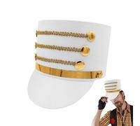 Chapeau de costume Casse-noisette - Bandeau de fanfare | Accessoire de soldat de luxe pour cosplay, théâtre, concert de vacances, événements musicaux, rassemblements à thème, spectacle pour