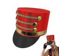 Chapeau de costume Casse-noisette - Bandeau de fanfare | Accessoire de soldat de luxe pour cosplay, théâtre, concert de vacances, événements musicaux, rassemblements à thème, spectacle pour