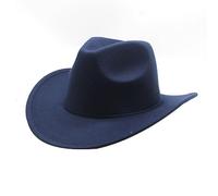 Chapeau de cowboy à large bord pour discothèque, cocktail, vacances, simple pour comédien, acteur, cowgirl pour filles