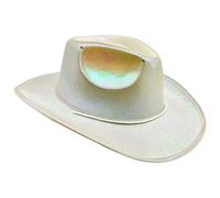 Chapeau de cowboy à LED - Chapeaux de cowboy | Chapeau scintillant à piles | Habillez des chapeaux avec lumières LED, phosphorescent, meilleurs événements costumés pour garçons et filles