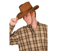Chapeau de cowboy - BOLAND - Cow-boy - Marron - Mixte - Accessoire de déguisement