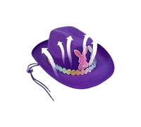 Chapeau de Cowboy de Pâques Accessoire de fête non tissé en forme de