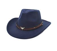 Chapeau de cowboy décoratif pour homme et femme - Style occidental - Chapeau de jazz - Chapeau de chasseur - Chapeau traditionnel pour la fête de la bière - Costume de carnaval - Costume de cowgirl
