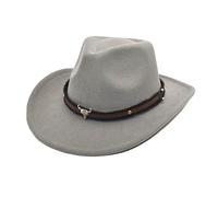 Chapeau de cowboy décoratif pour homme et femme - Style occidental - Chapeau de jazz - Chapeau de chasseur - Chapeau traditionnel pour la fête de la bière - Costume de carnaval - Costume de cowgirl