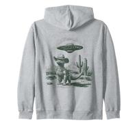 Chapeau de Cowboy drôle Dinosaure OVNI scène de Cactus du désert Sweat à Capuche
