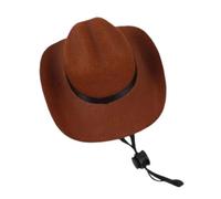 Chapeau de cowboy étoile pour chien - Fournitures pour animaux de compagnie - Costume réglable pour chien - Chapeau haut de gamme pour chats - Chapeaux pour animaux de compagnie R2x0 - Accessoire pour