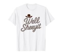 Chapeau de Cowboy Humoristique Sheeyit avec Citation du Pays du sud T-Shirt