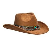 chapeau de cowboy ibiza boho-chic adulte - boland 44560 Marron