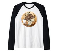 Chapeau de Cowboy Killer rétro avec Motif léopard Manche Raglan