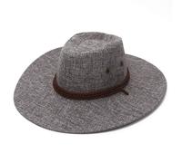 Chapeau de Cowboy Large Bord en Polyester pour Hommes - FUNMOON - Protection Solaire - Plage
