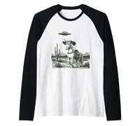 Chapeau de Cowboy Licorne drôle OVNI Desert Cactus Western Manche Raglan