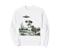 Chapeau de Cowboy Licorne drôle OVNI Desert Cactus Western Sweatshirt