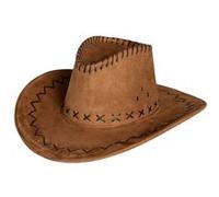 chapeau de cowboy marron clair adulte - boland 01268 Or G