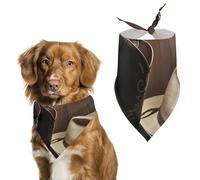 Chapeau de cowboy noir avec bottes occidentales pour chien, bandana triangulaire, écharpe lavable en polyester, bavoirs mignons pour animaux de compagnie pour chiens de moyenne et grande taille,