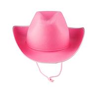 Chapeau de cowboy occidental chapeau enveloppant blanc chapeau de cowboy noir chapeaux de calvaire nous pour hommes, rose, Taille unique
