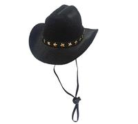 Chapeau de cowboy pour chats, chapeau de costume de cow-boy pour petits animaux de compagnie | Accessoires de fête pour chien et chat pour un usage Halloween Western Fêtes Noël