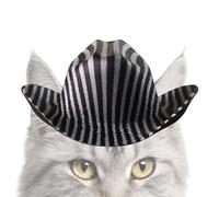 Chapeau de cowboy pour chiens | Halloween réglable pour animaux de compagnie - Chapeau Cowboy Costume Halloween pour chats - pour les fêtes Cosplay Événements Photographie Festival Noël Fêtes