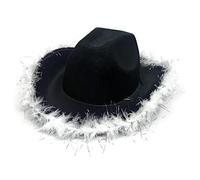 Chapeau de cowboy pour mariée, enterrement de vie de jeune fille, fête de mariage, discothèque, cowboy Fedoras, chapeaux de cowgirl pour enterrement de vie de jeune fille