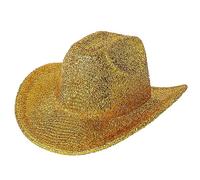 Chapeau de cowboy résistant au soleil pour femme et homme - Chapeau de cowboy respirant pour banquet, bal de fin d'année, fête en feutre pour adultes, chapeaux amusants