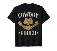 Chapeau de Cowboy Rodeo Cowboy Southern Country Wild West Bottes T-Shirt