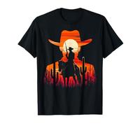 Chapeau de Cowboy Texas Rodeo Bull Western T-Shirt