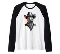 Chapeau de cowboy tortue shérif style western Manche Raglan