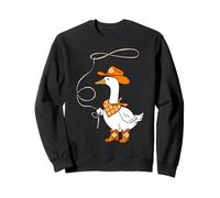 Chapeau de Cowgirl Orange avec oies de Campagne Sweatshirt