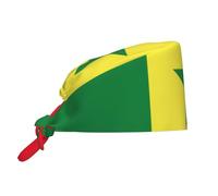 Chapeau de cuisine avec drapeau du Sénégal - Confortable - Réglable - Noir, Noir , Taille unique