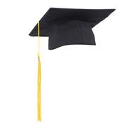 Chapeau de début d'événement formel avec doublure respirante pour cérémonies et fêtes à thème - Accessoires confortables pour remise de diplôme avec doublure douce