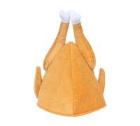 Chapeau de dinde pour Thanksgiving, costume de vacances en peluche | Le tissu en peluche douce ajoute un look ludique à la dinde, tandis que le rembourrage soutient un port confortable pour les