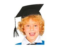 Coiffe Étudiant Enfant Taille Unique Noir
