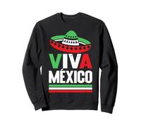Chapeau de Drapeau du Mexique Viva | Graphique Patrimoine de fierté Mexicaine Sweatshirt