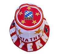 Chapeau de fan de Bayern (The Five Stars Club of Bavaria) Chapeau de soleil chapeau de pêcheur, chapeau de pêche, chapeau de fan, chapeau militaire, bleu/blanc, 59