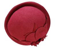 Chapeau de festival de musique Bérets personnalité Bérets rétro peintre Trendsetters Bérets pour hommes et femmes Styles simples, Rouge, Taille unique