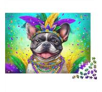 Chapeau de fête français Puzzle 1000 Pièces Adulte sans Poussière, Puzzle Difficile énigme De Compétence Logique pour Une Activité Zen, Puzzle Cadeau d'anniversaire 70x50cm/1000pcs