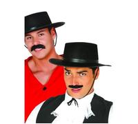 Chapeau de feutre noir Bandit espagnol - Accessoire de mode - Zorro