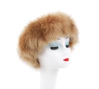 Chapeau de Fourrure Femmes Chapeau de Fourrure Russe, Chapeau de Fourrure Chaud cosaque Chapeau Russe Chapeau dhiver Fausse Fourrure de Renard Bandeau Fourrure Femmes Chapeau dhiver en Peluche